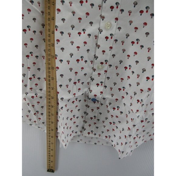 NEW Twillory Shirt XL Untuckable Button Up All Over Balloon Print - Picture 5 of 12